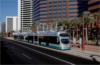 Close to the light rail